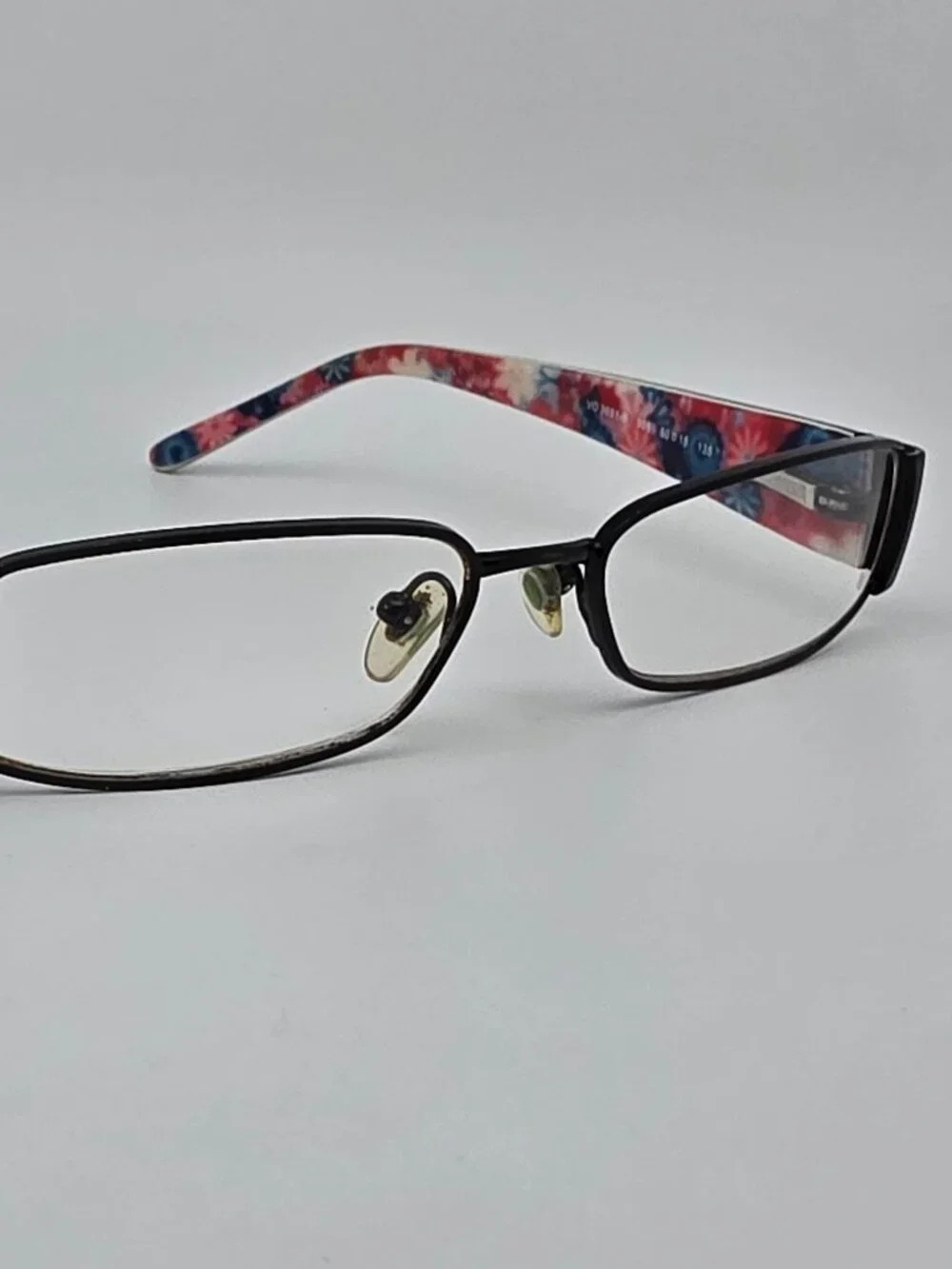Vogue VO3691-B 905 Black Pink Rhinestone Eyeglasses Frame w/ Flexhinge and Case